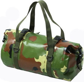 Travel / sport outdoor camouflage PVC mesh duffel bags for women / men
