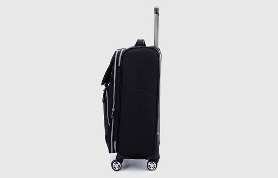 Black Business Waterproof Travelling Luggage Bags With Strong Side Handle